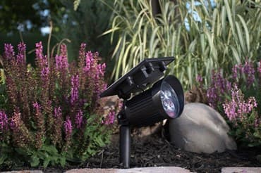 Moonrays Solar Black Plastic High Power Spotlight — photo 1 of 2