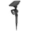 Moonrays Solar Black Plastic Spotlight — thumbnail 1 of 2