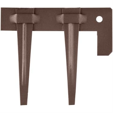 Colmet Edging End Piece Brown Texture — photo 1 of 2