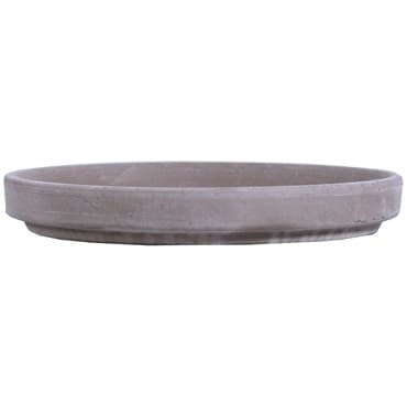 Ceramo 12.5" Standard Saucer Dark Basalt Clay — photo 1 of 2