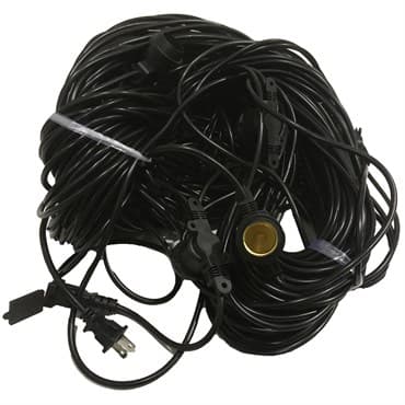 180ft Cord w/12 E26 Light Sockets on 15ft Centers — photo 1 of 2