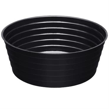 CWP 10" Black Deep Plant Saucers — photo 1 of 2
