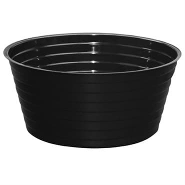 CWP 8" Black Deep Plant Saucers — photo 1 of 2