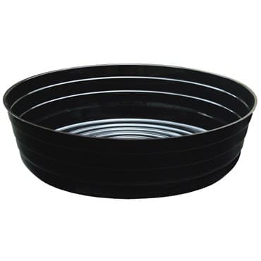 CWP 14" Black Deep Plant Saucers — photo 1 of 2