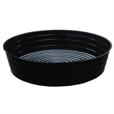 CWP 16" Black Deep Plant Saucers — photo 1 of 2