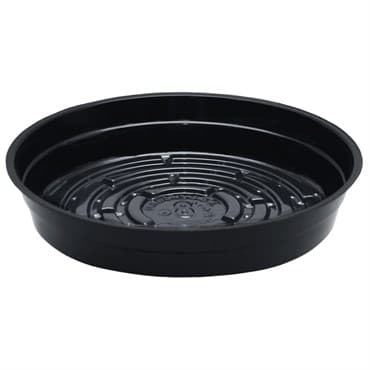 CWP 8" Black Heavy Gauge Vinyl Plant Saucer — photo 1 of 2
