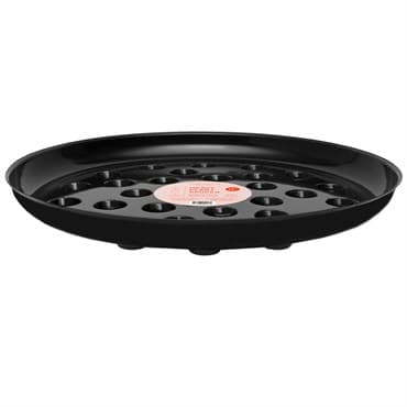 CWP 16" Black Carpet Saver Saucer — photo 1 of 2