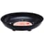 CWP 6" Black Carpet Saver Saucer — thumbnail 1 of 2