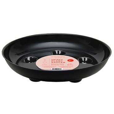 CWP 8" Black Carpet Saver Saucer — photo 1 of 2