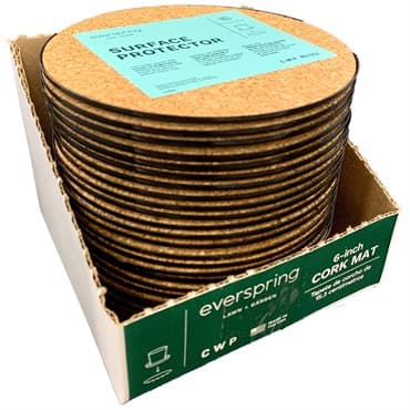 CWP 6" Cork Plant Mat Retail Ready Packaging — photo 1 of 2