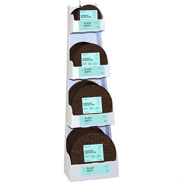 CWP 80pc Dark Cork Mat Hanging Display — photo 1 of 2