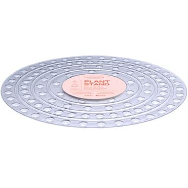 CWP 12" Clear Heavy Vinyl Plant Stand — photo 1 of 2