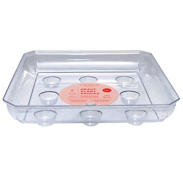 CWP 10" Square Carpet Saver Heavy Footed Saucer — photo 1 of 2