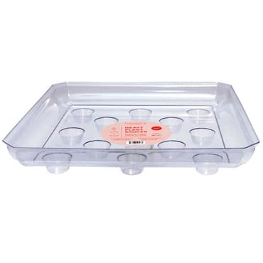 CWP 12" Square Carpet Saver Heavy Footed Saucer — photo 1 of 2