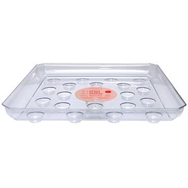 CWP 14" Square Carpet Saver Heavy Footed Saucer — photo 1 of 2
