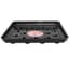 CWP 14" Square Black Carpet Saver Heavy Footed Saucer — thumbnail 1 of 2