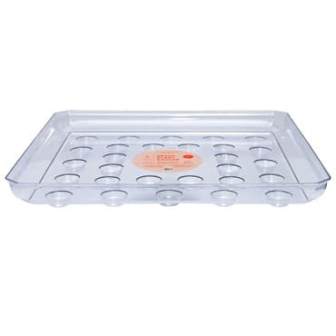 CWP 16" Square Carpet Saver Heavy Footed Saucer — photo 1 of 2