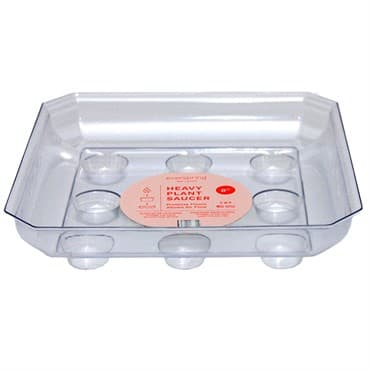 CWP 8"  Square Carpet Saver Heavy Footed Saucer — photo 1 of 2