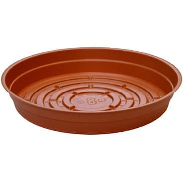 CWP 8" Terracotta Heavy Gauge Vinyl Plant Saucer — photo 1 of 2