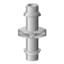 Netafim Barb x Barb Connector For 4/7mm Tubing White 25/BG — thumbnail 1 of 2