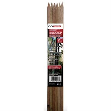 D&D Garden 6ct 3'x1/2"x1/2" Hardwood Stakes — photo 1 of 2