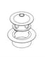 DECLOET 3" POLY ADAPTER c/w DIFFUSER — thumbnail 1 of 2