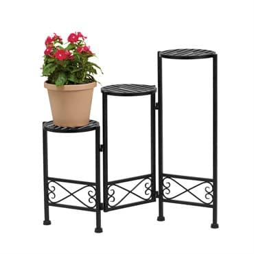 Deer Park 3 Step Folding Plant Stand Black — photo 1 of 2