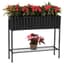 Deer Park 35" Solera Planter w/ Tin Liner Black — thumbnail 1 of 2