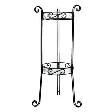 Deer Park 2 Tier Plant Stand Column Black — photo 1 of 2
