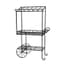 Deer Park Flat Back Flower Cart Planter Black — thumbnail 1 of 2