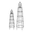 Deer Park Arch Top Topiary Set of 2 Black — thumbnail 1 of 2