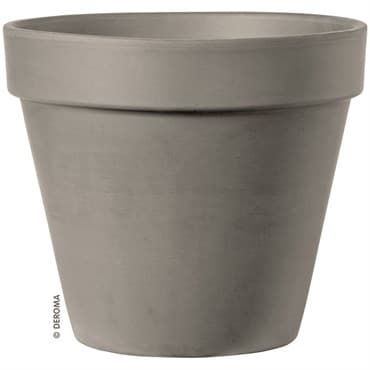 Deroma 4" Standard Pot Grafite Clay Case Pack — photo 1 of 2