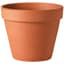 Deroma 5.1" Standard Pot Terra Cotta Clay Case Pack — thumbnail 1 of 2