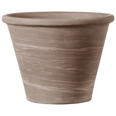 Deroma 6.7" Vasum Duo Pot Grafite Clay Case Pack — photo 1 of 2