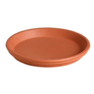 Deroma 6.7" Saucer Terra Cotta Clay — photo 1 of 2