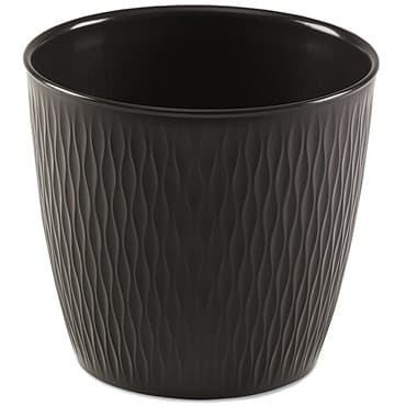 Deroma 6.3" Ariel Pot Premium Plastic Grafite — photo 1 of 2