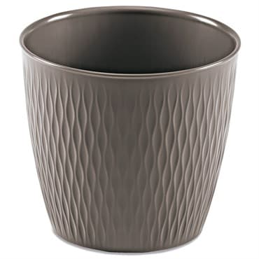 Deroma 11.8" Ariel Pot Premium Plastic Grey — photo 1 of 2
