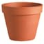 Deroma 5.9" Standard Pot Terra Cotta Clay Case Pack — thumbnail 1 of 2