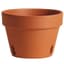 Deroma 8.3" Orchid Pot Terra Cotta Clay Case Pack — thumbnail 1 of 2