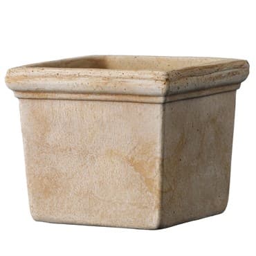 Deroma 4.3" Siena Mini Square Pot Galestro Case Pack — photo 1 of 2