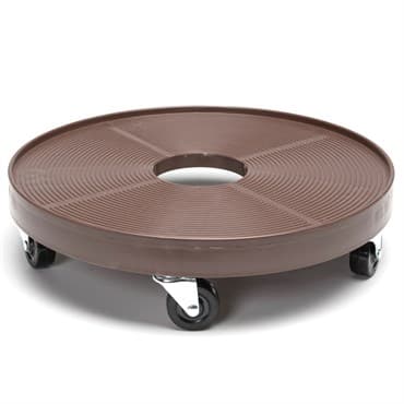 Devault 16" Plant Dolly with Hole Espresso — photo 1 of 2