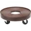 Devault 12" Plant Dolly with Hole Espresso — thumbnail 1 of 2