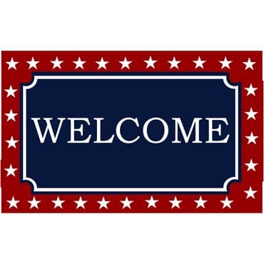 DHTG 18x28 Americana Coir Mat Welcome — photo 1 of 2