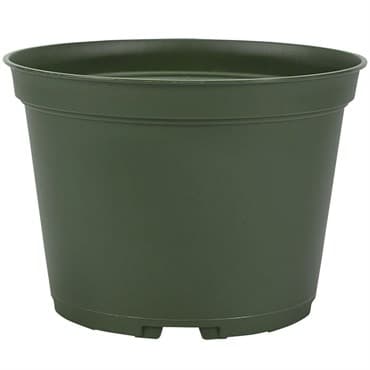 DLN 06.00 ROUND AZALEA POT GREEN, 352 PER CASE, 48 CASES PER PALLET, 6in OD x 4.25in H, 1.39 Quart, 1.32 Liter — photo 1 of 2