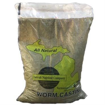 Detroit Nutrient Company 25# Vermicompost 100% Worm Castings (60/PL) — photo 1 of 2