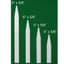 DPI 1000/4" Molded Plastic Labels White — thumbnail 1 of 2