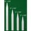 DPI 1000/5" Molded Plastic Labels White — thumbnail 1 of 2