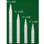 DPI 500/8" Molded Plastic Labels White — thumbnail 1 of 2