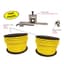 Dramm 5/8 inch Custom Hose Starter Kit Includes 2 Spools 5/8 In x 330Ft Color Storm Yellow Hose, 1 DP Frame Only, 1 DPJ625 5/8 Jaws, 12 Ea Male Fittings, 12 Ea Female Fittings — thumbnail 1 of 2