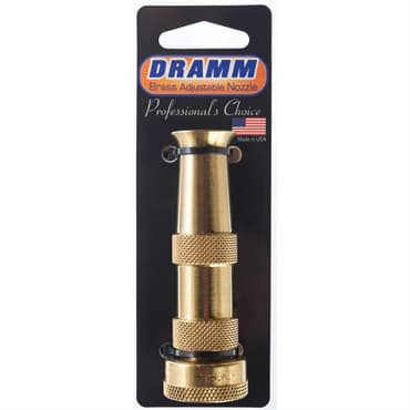 Dramm Adjustable Hose Nozzle Heavy Duty Brass Carded — photo 1 of 2